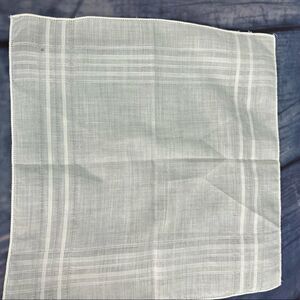 Vintage Hankie White Handkerchief NAPKIN Cotton Dresser Pocke…100…